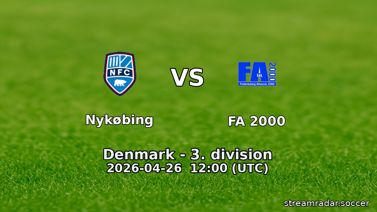 Nykøbing vs FA 2000
