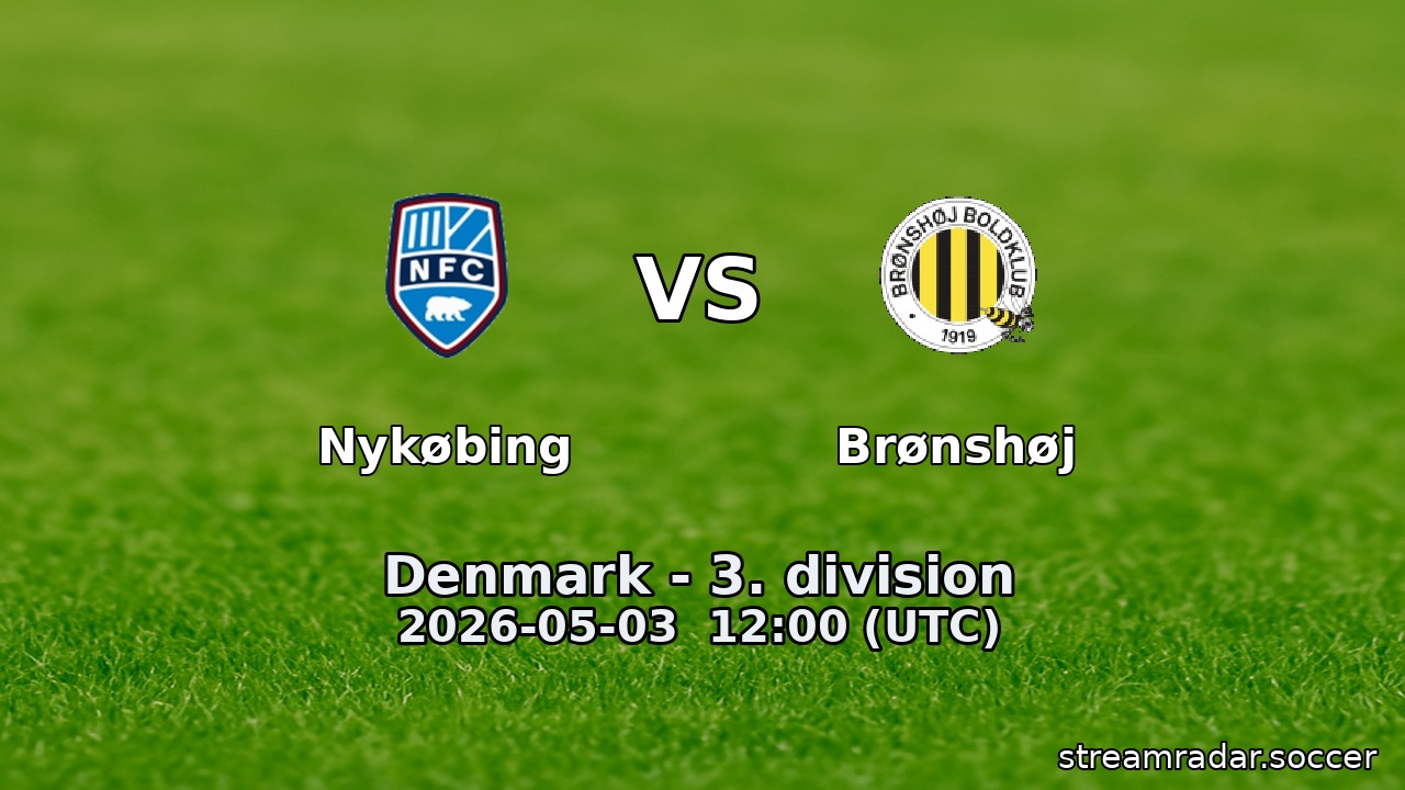 Nykøbing vs Brønshøj
