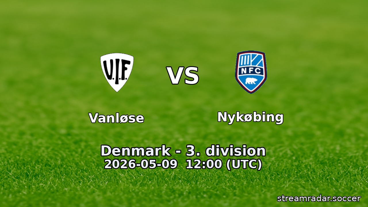 Vanløse vs Nykøbing