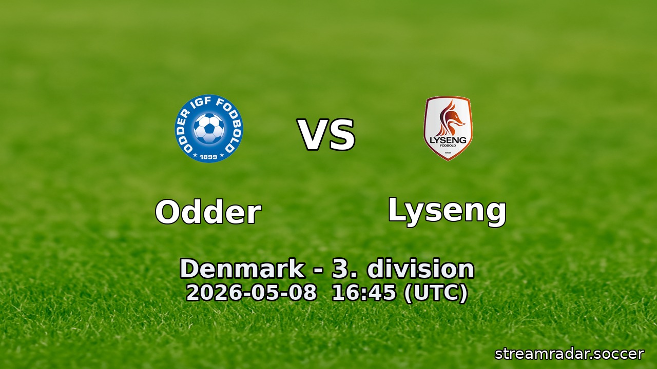 Odder vs Lyseng