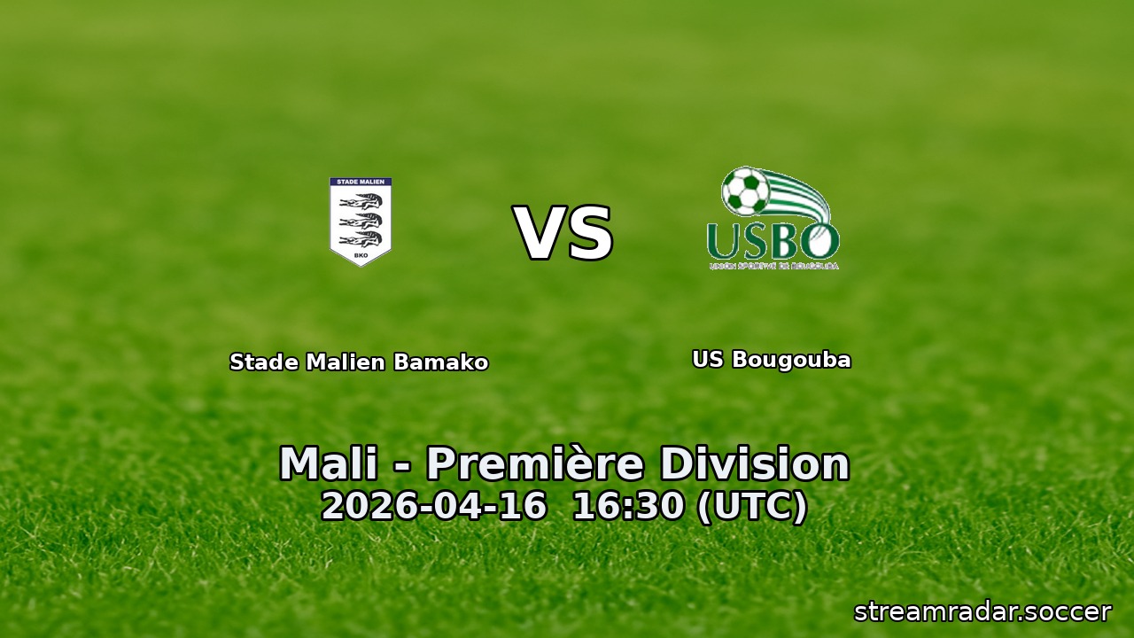 Stade Malien Bamako vs US Bougouba
