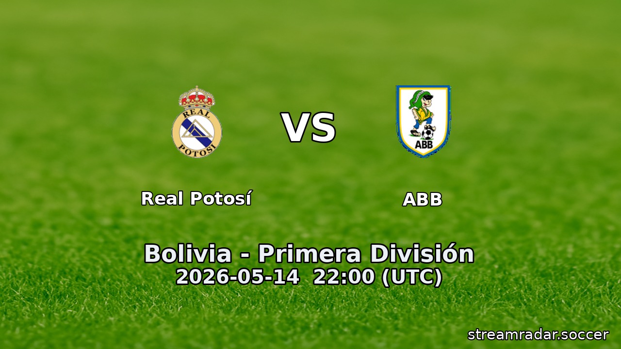 Real Potosí vs ABB