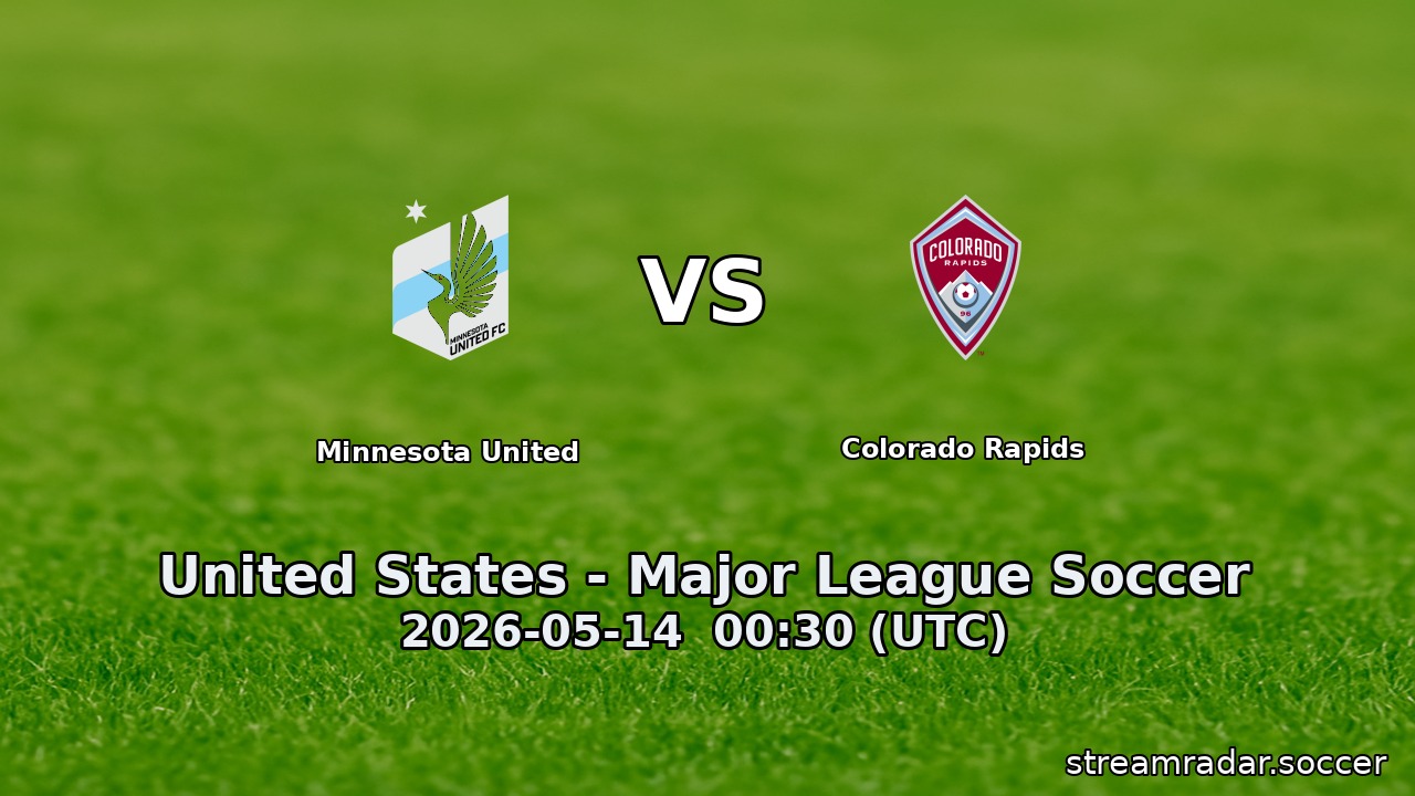 Minnesota United vs Colorado Rapids
