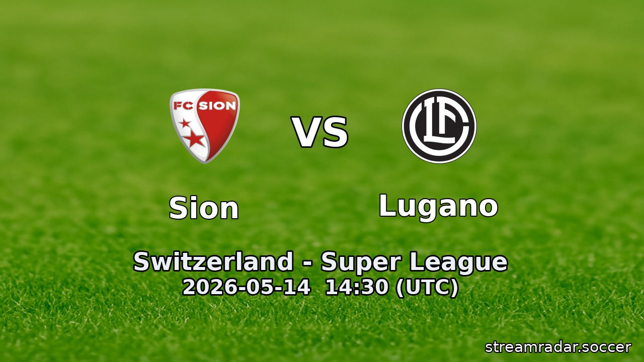 Sion vs Lugano