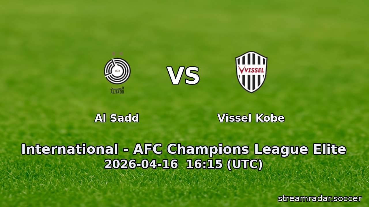 Al Sadd vs Vissel Kobe