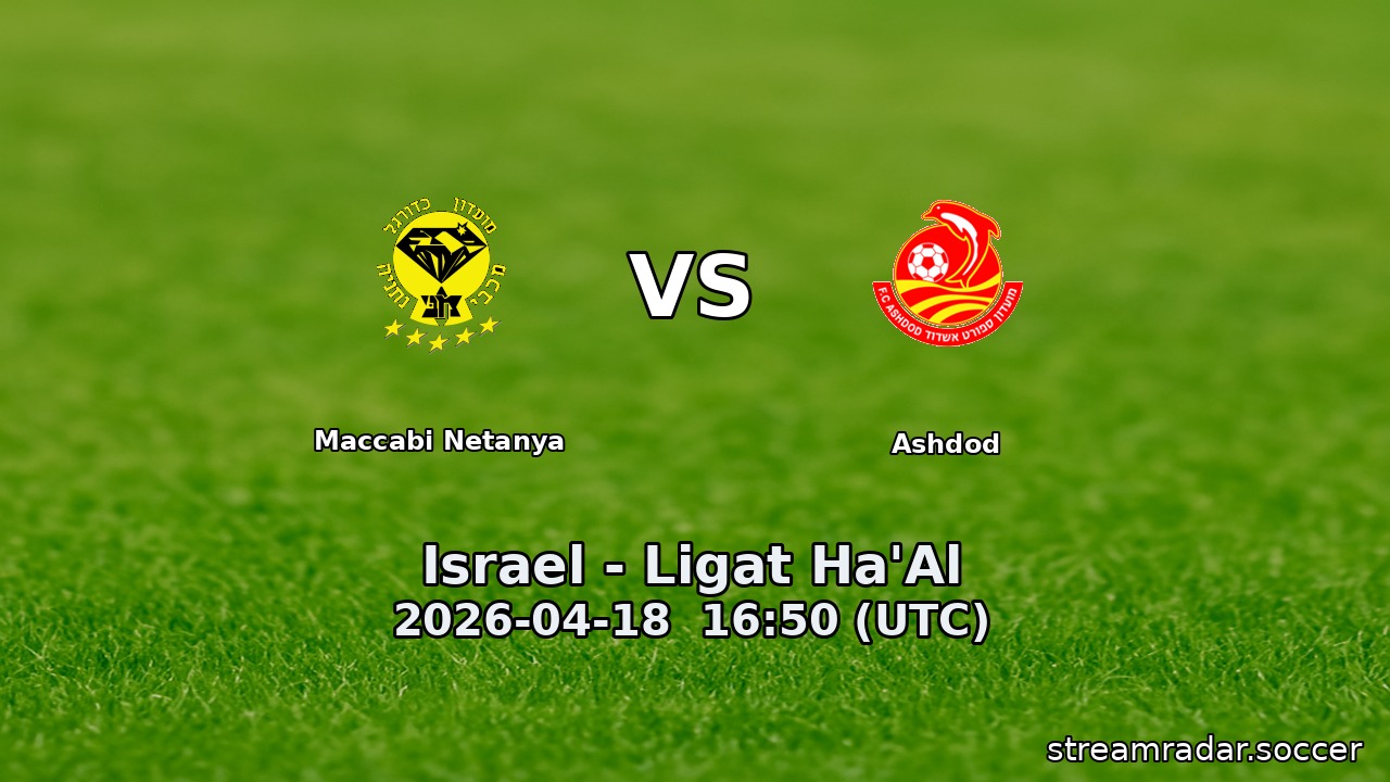 Maccabi Netanya vs Ashdod