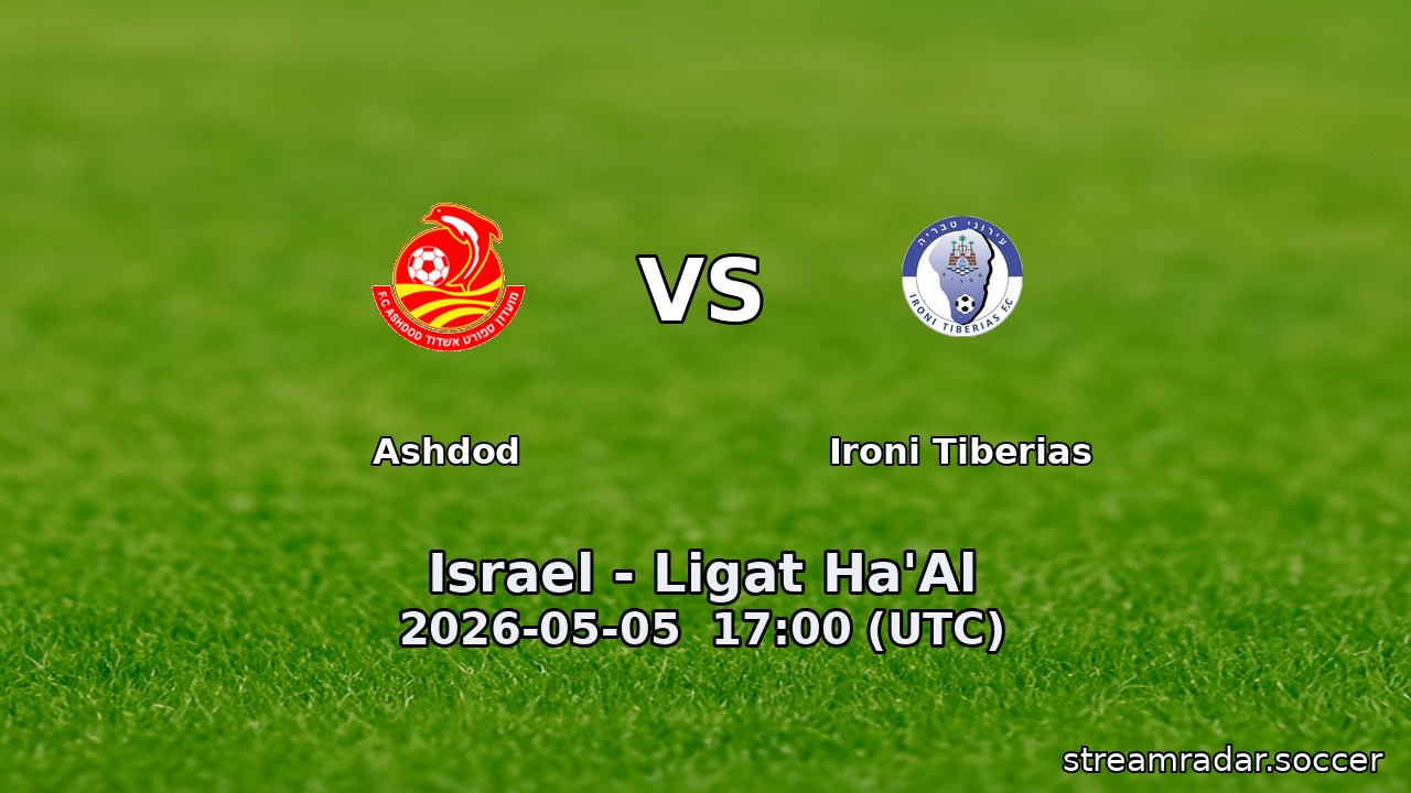 Ashdod vs Ironi Tiberias