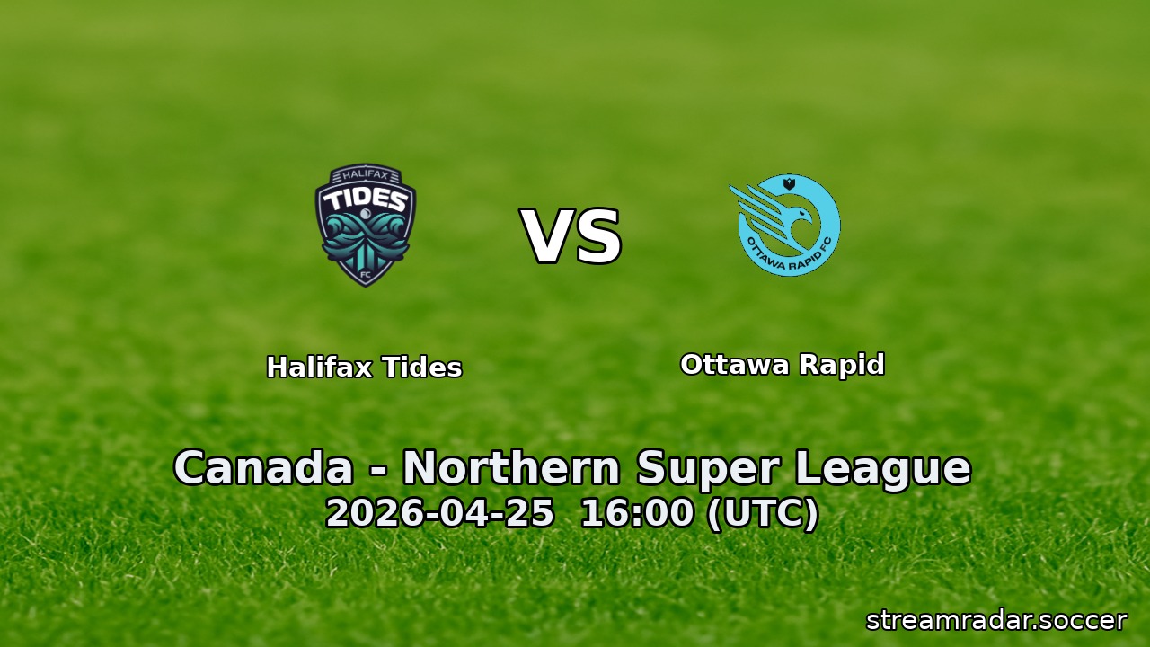 Halifax Tides vs Ottawa Rapid