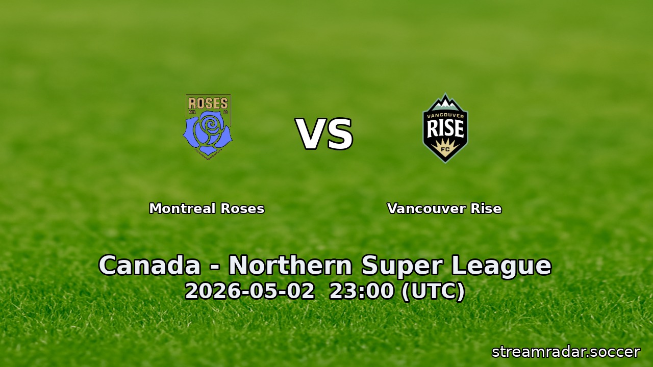 Montreal Roses vs Vancouver Rise