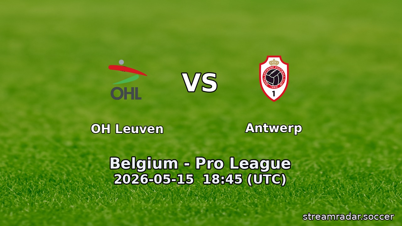 OH Leuven vs Antwerp
