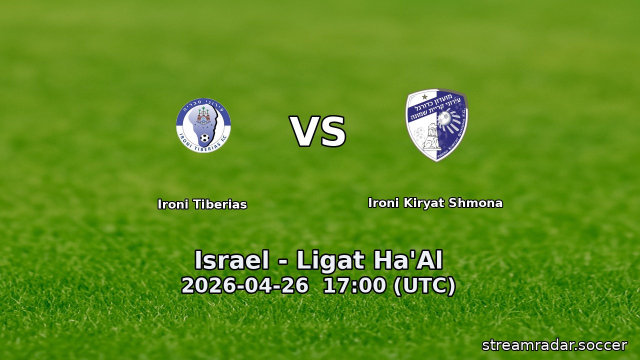 Ironi Tiberias vs Ironi Kiryat Shmona