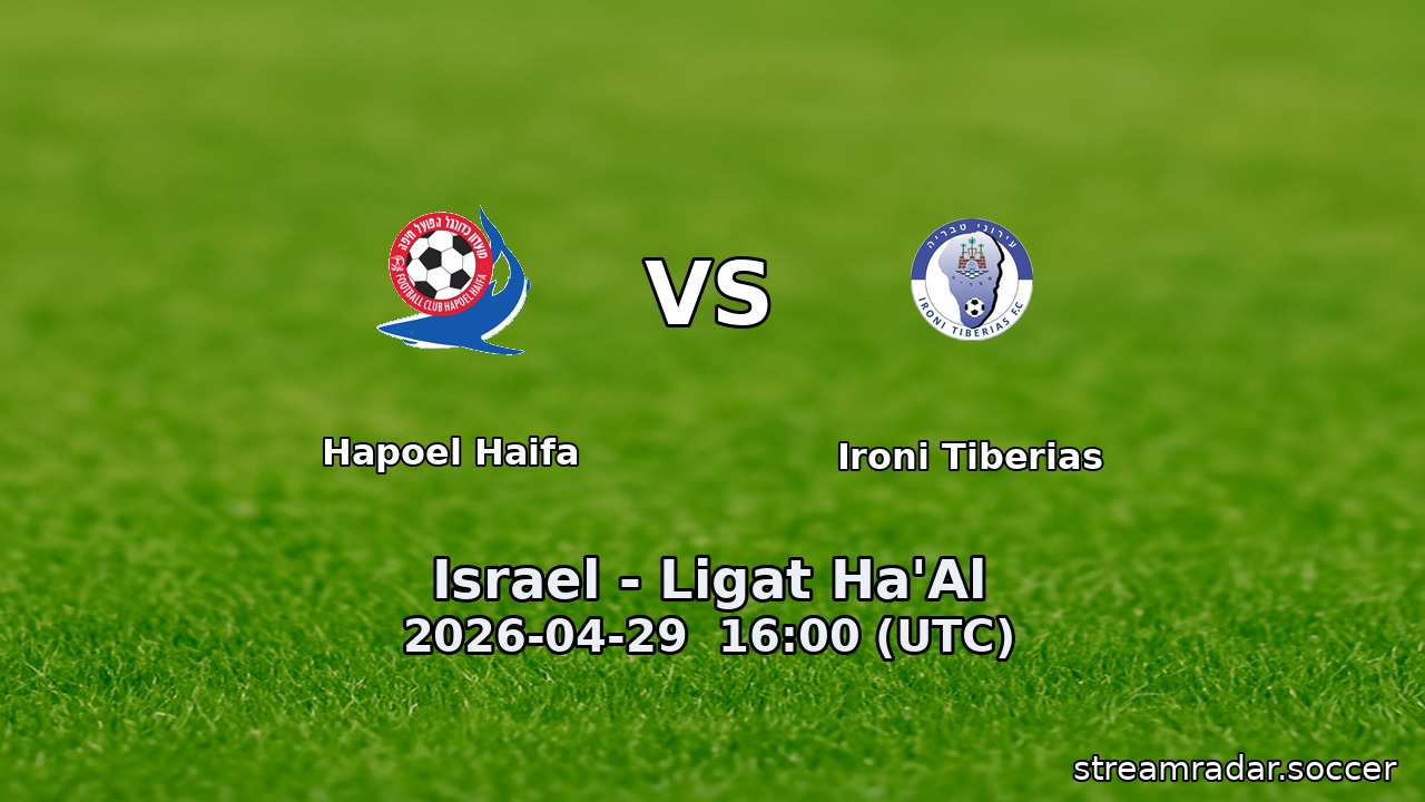 Hapoel Haifa vs Ironi Tiberias