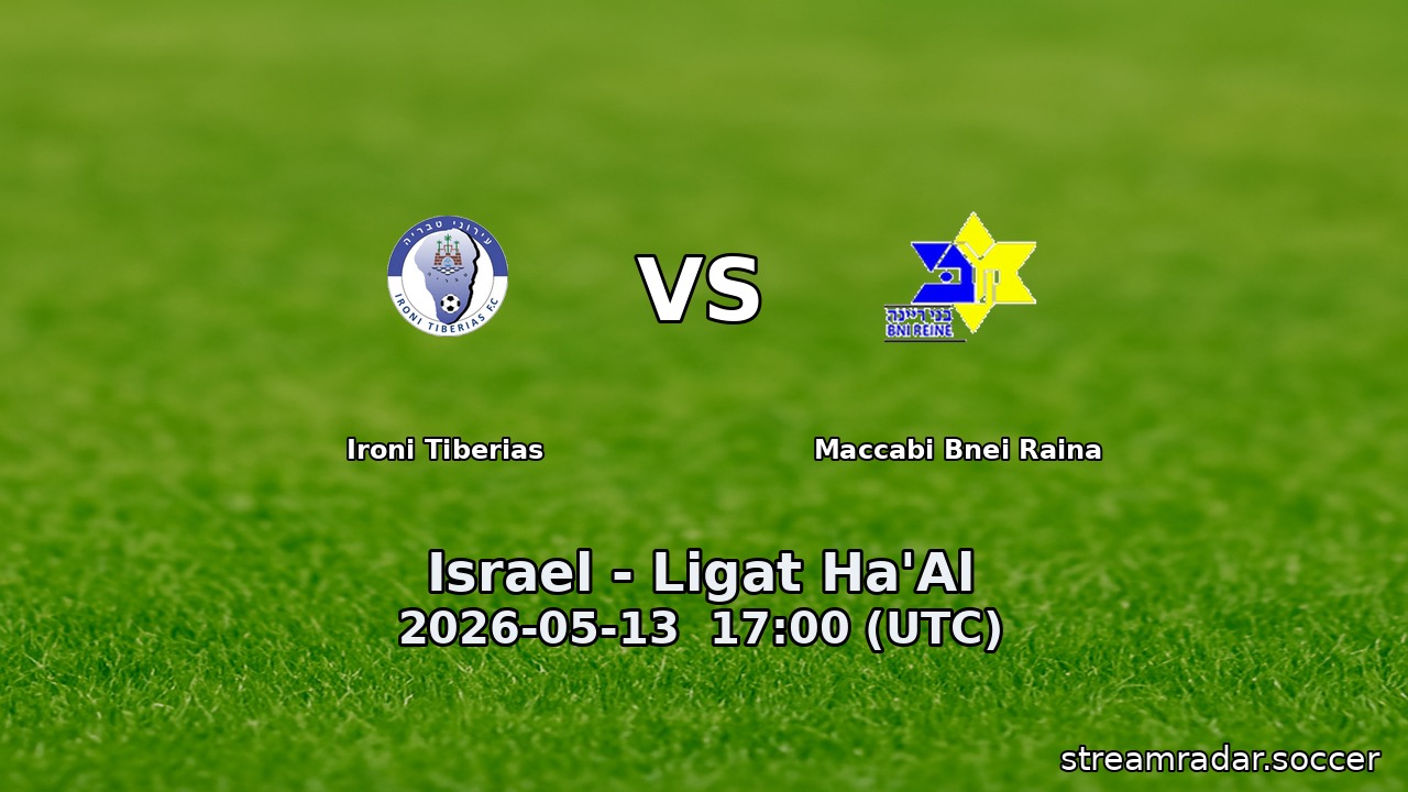 Ironi Tiberias vs Maccabi Bnei Raina