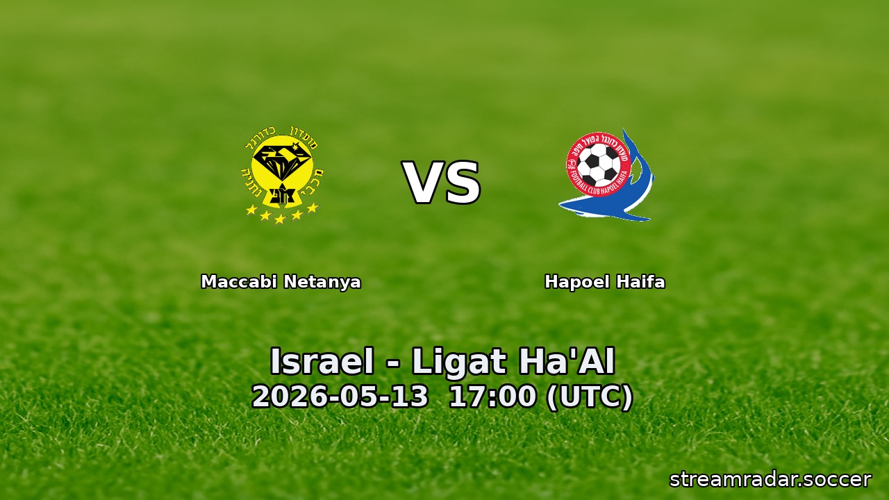 Maccabi Netanya vs Hapoel Haifa