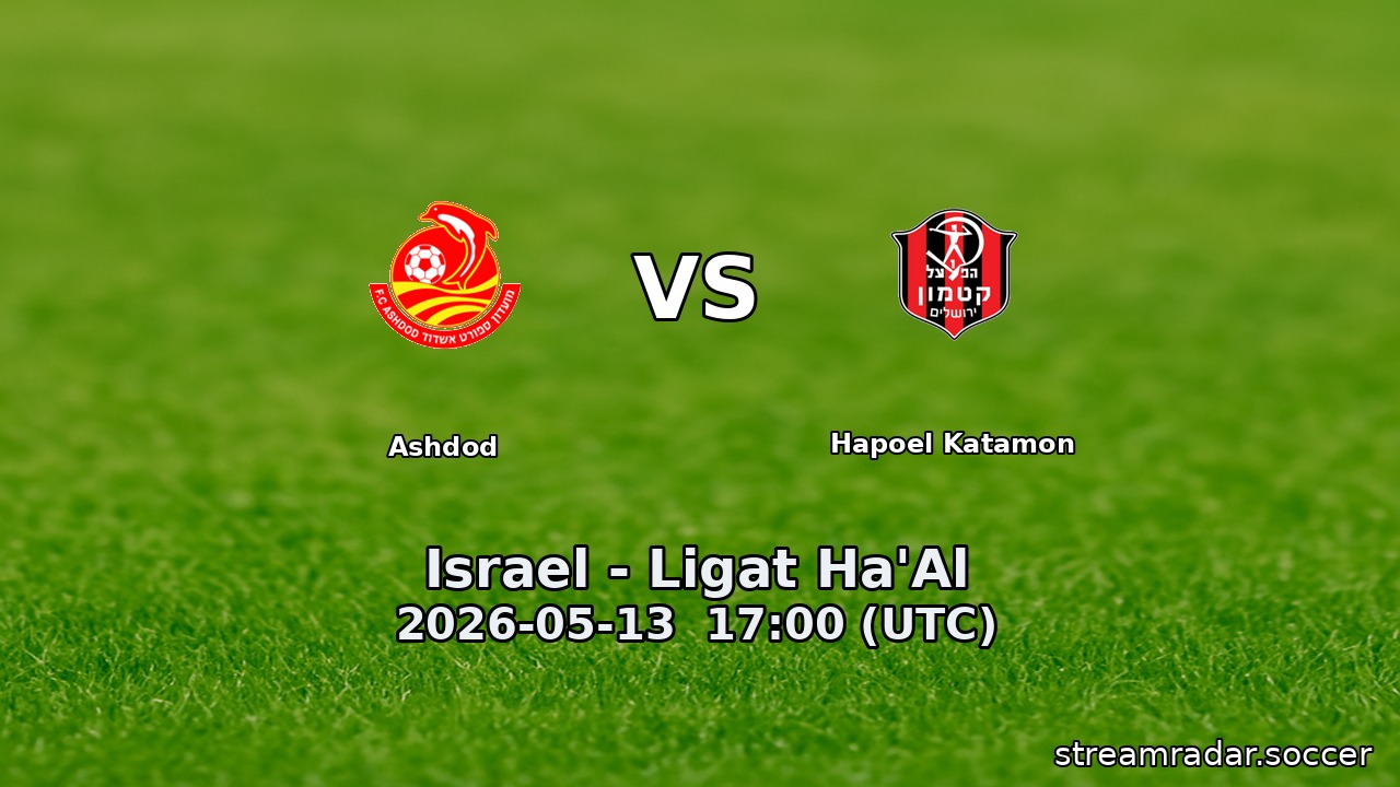 Ashdod vs Hapoel Katamon