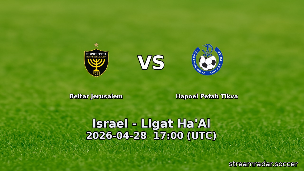 Beitar Jerusalem vs Hapoel Petah Tikva