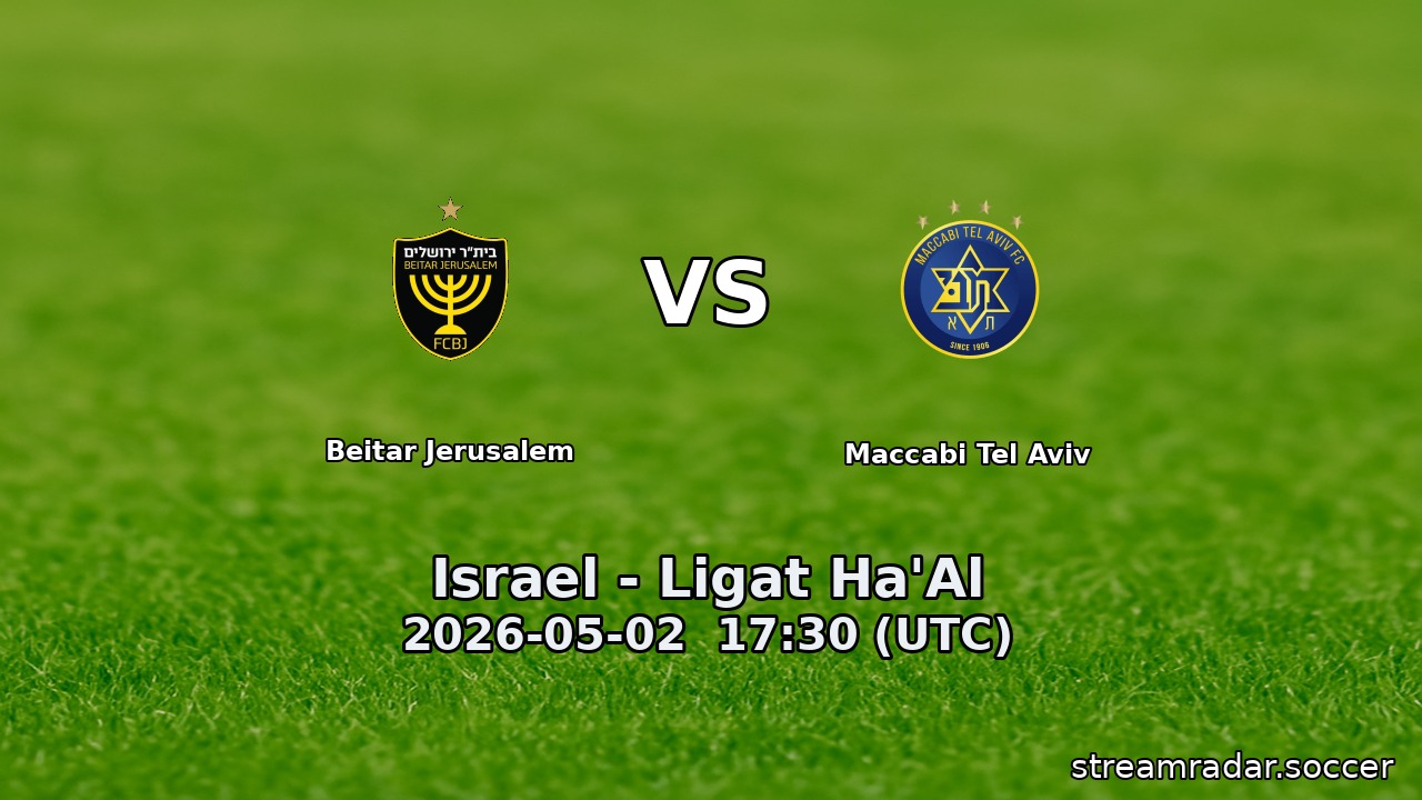 Beitar Jerusalem vs Maccabi Tel Aviv