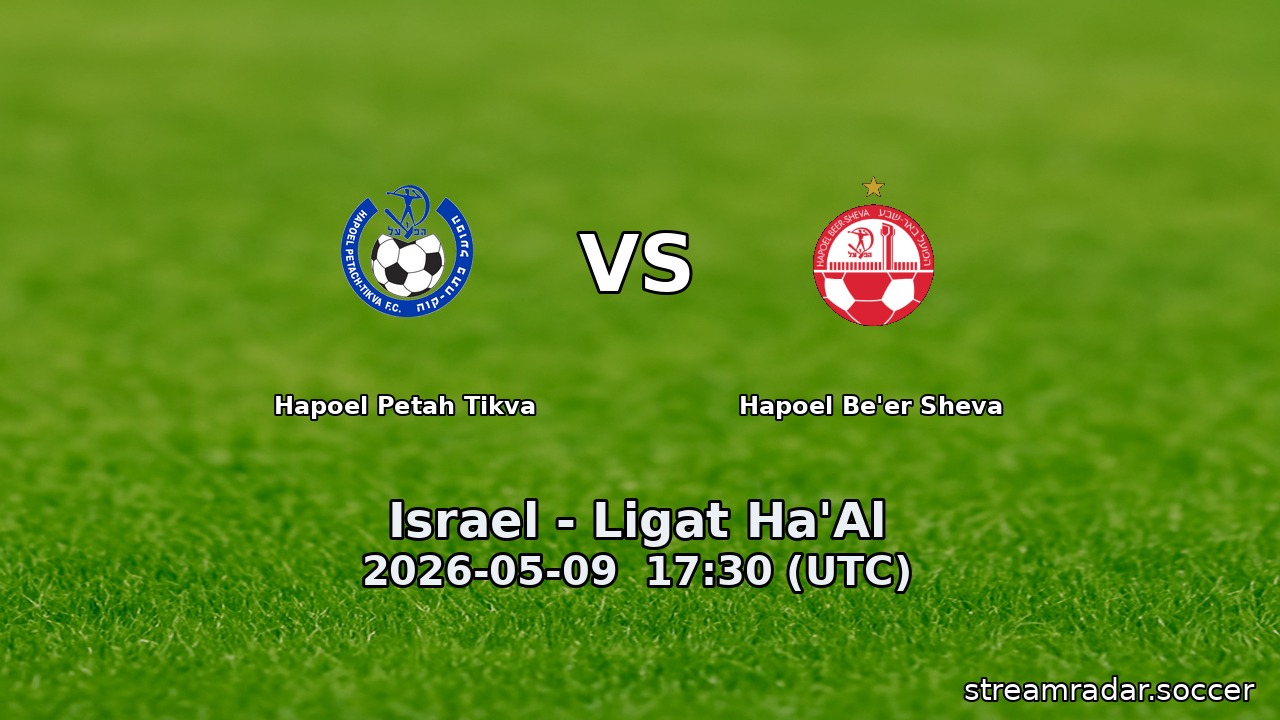 Hapoel Petah Tikva vs Hapoel Be'er Sheva