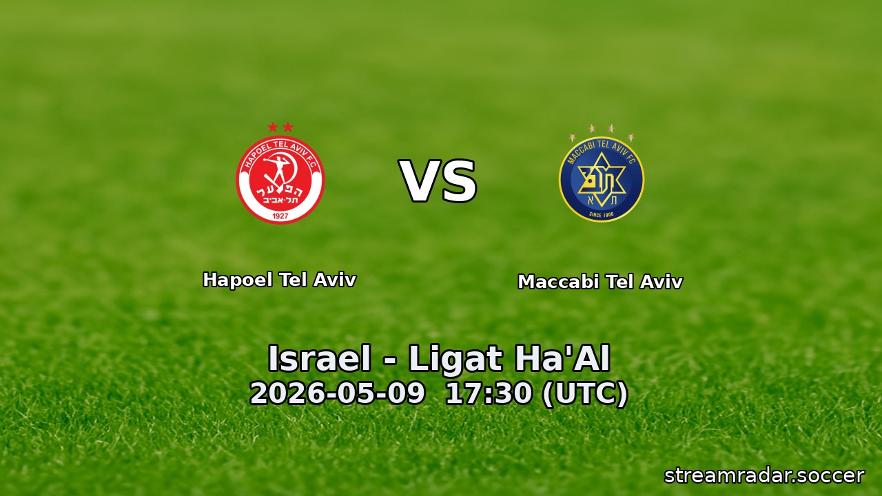 Hapoel Tel Aviv vs Maccabi Tel Aviv