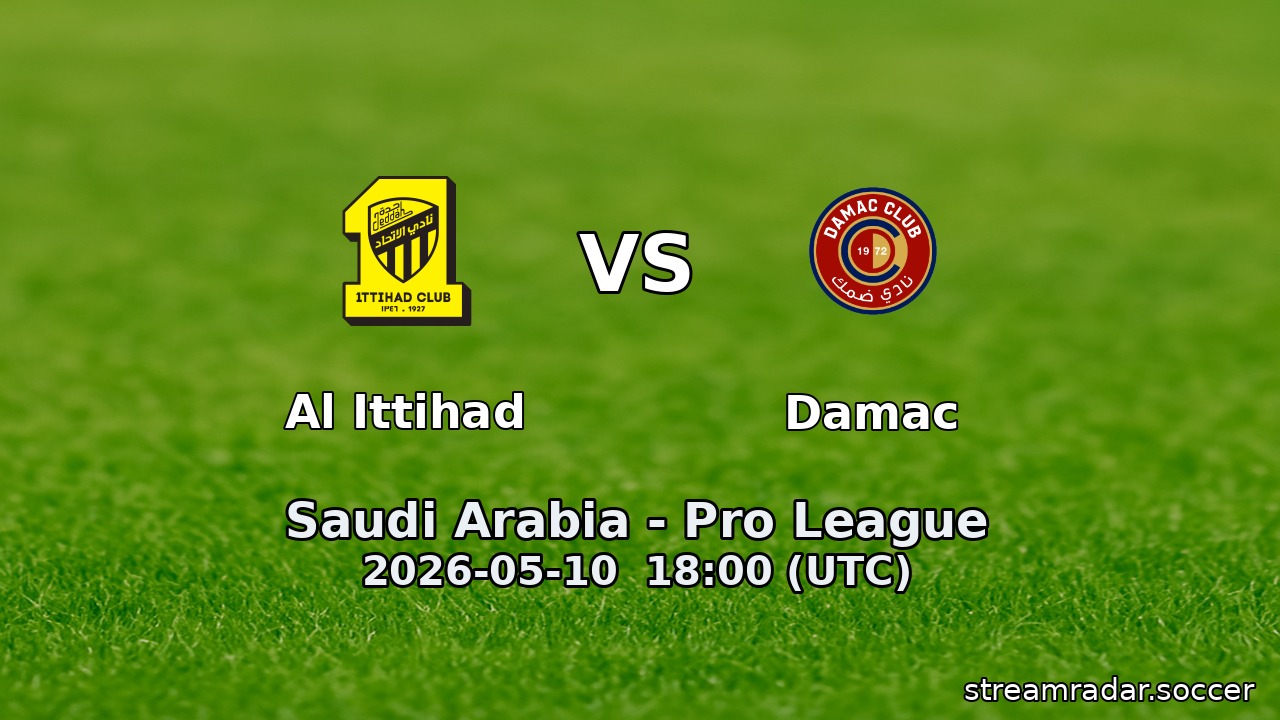 Al Ittihad vs Damac