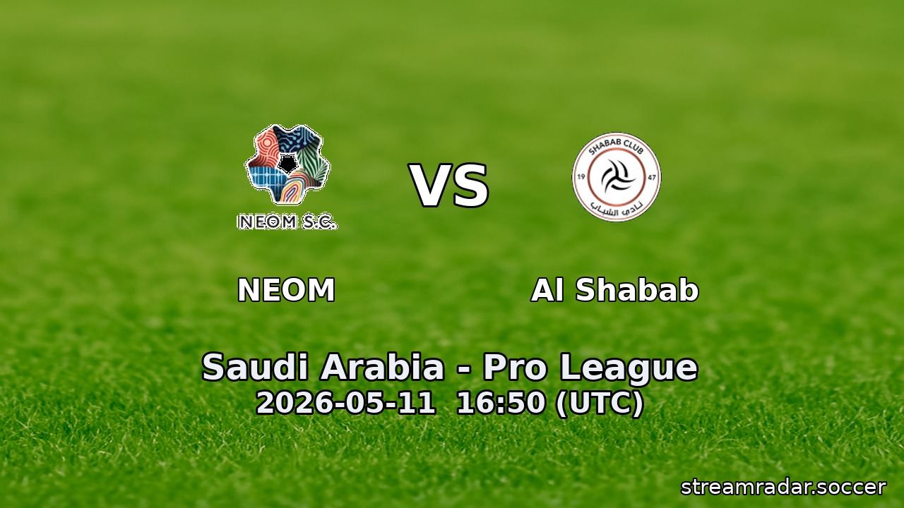 NEOM vs Al Shabab