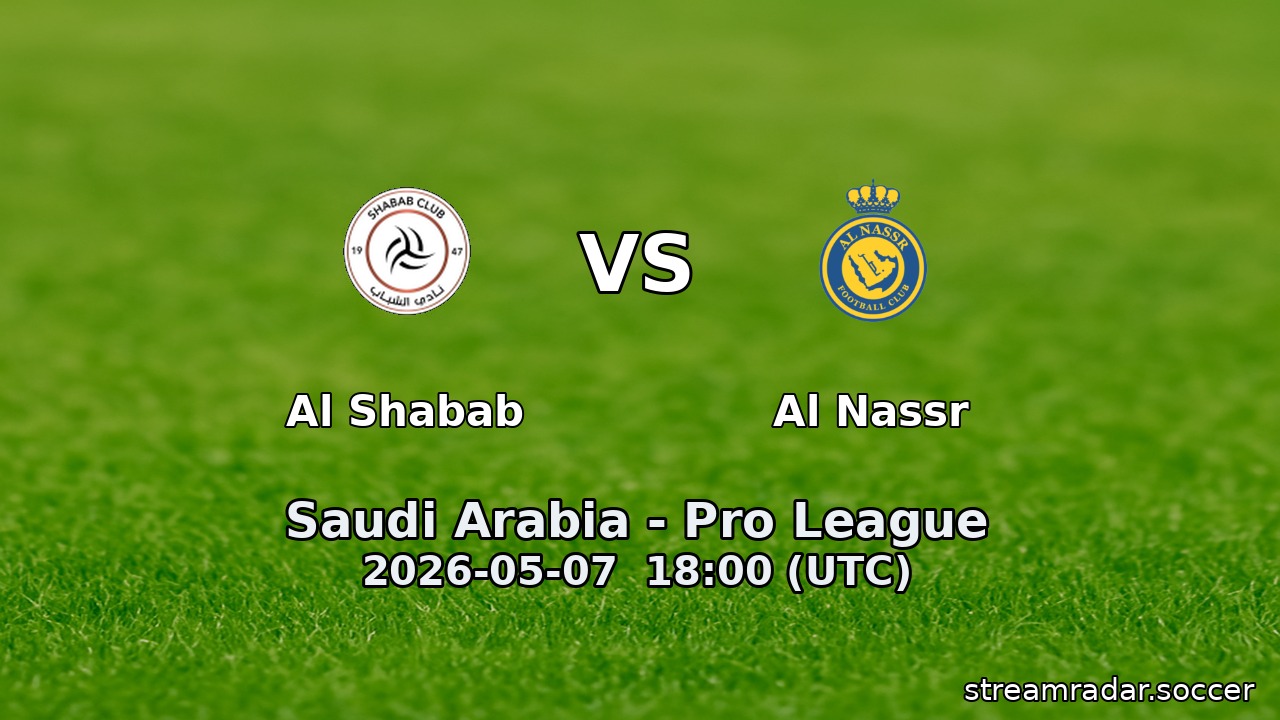 Al Shabab vs Al Nassr