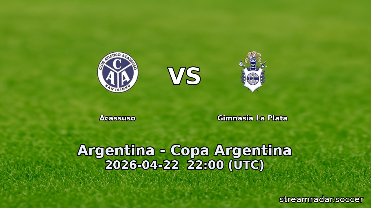 Acassuso vs Gimnasia La Plata