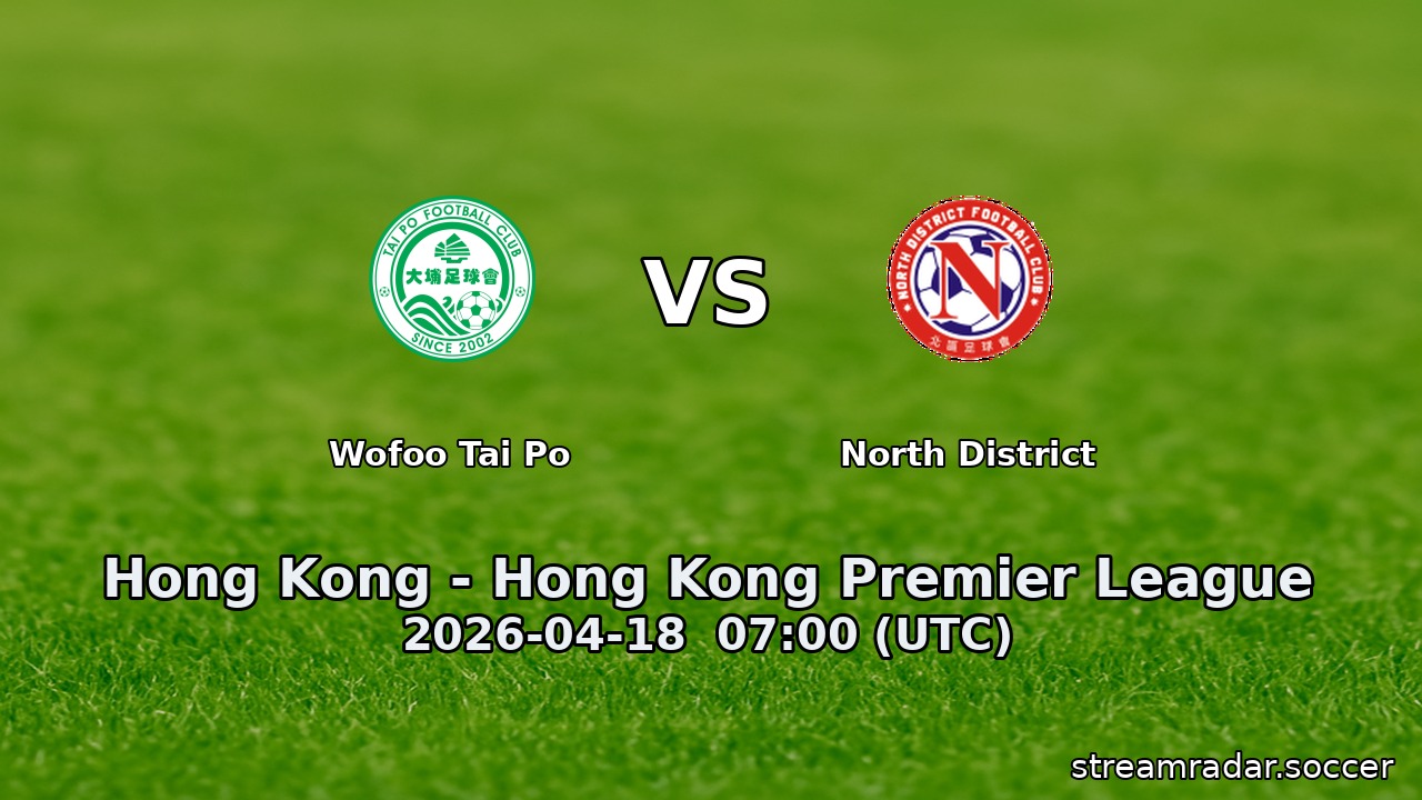 Wofoo Tai Po vs North District