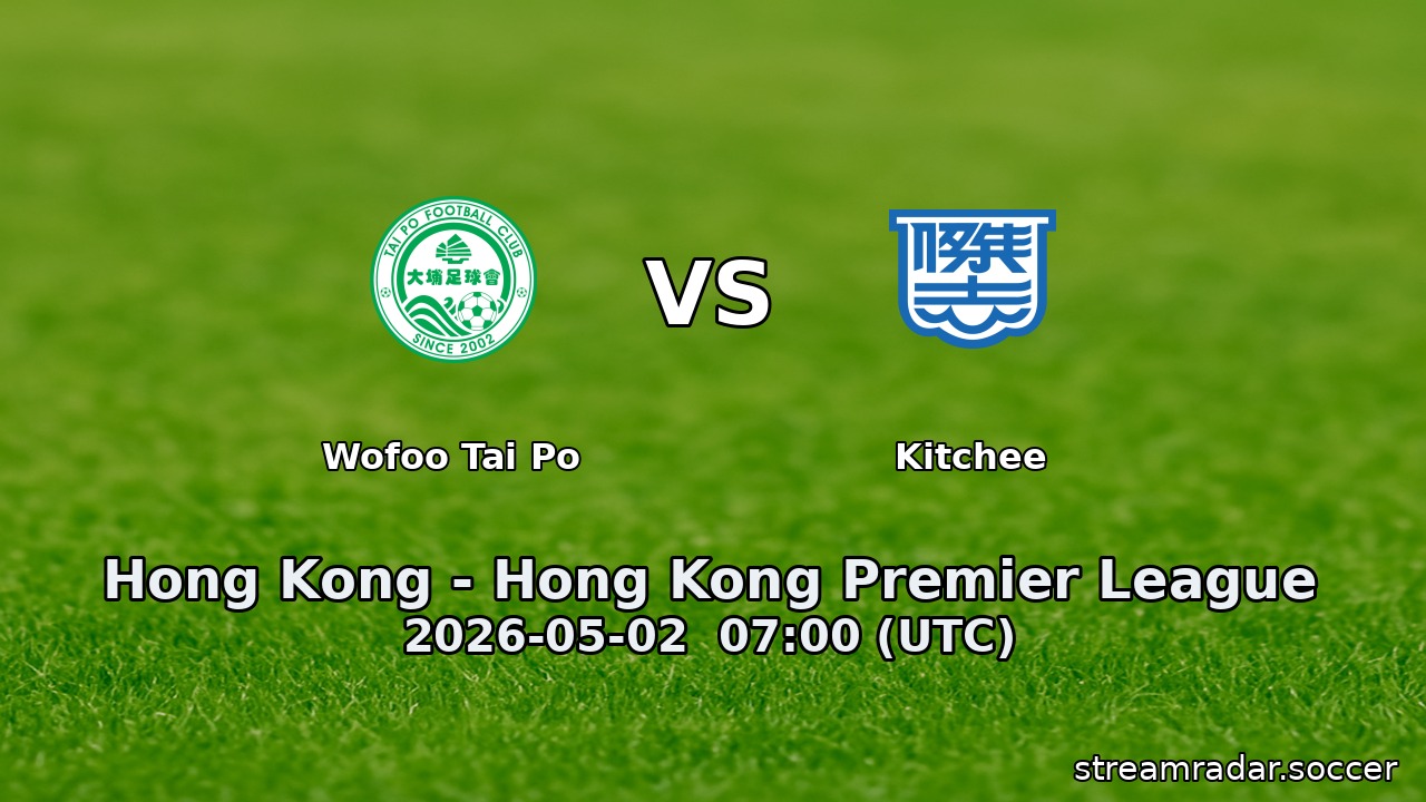 Wofoo Tai Po vs Kitchee