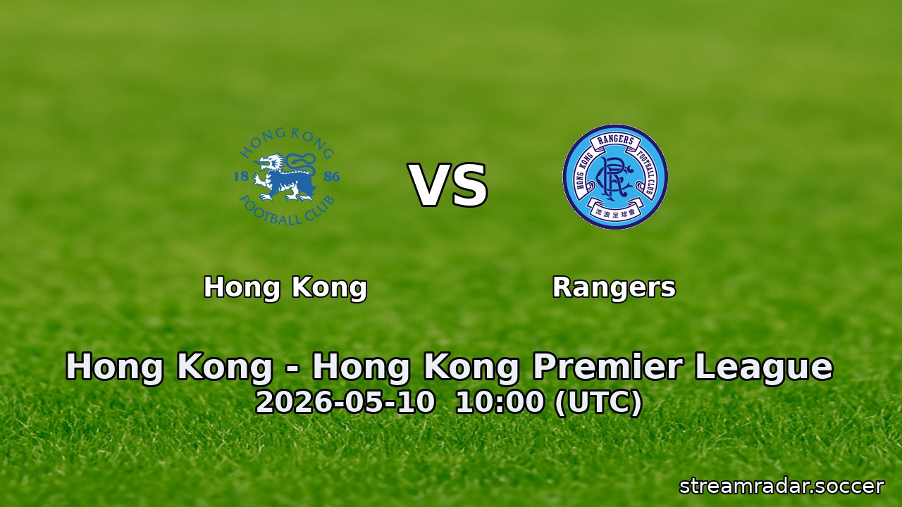 Hong Kong vs Rangers