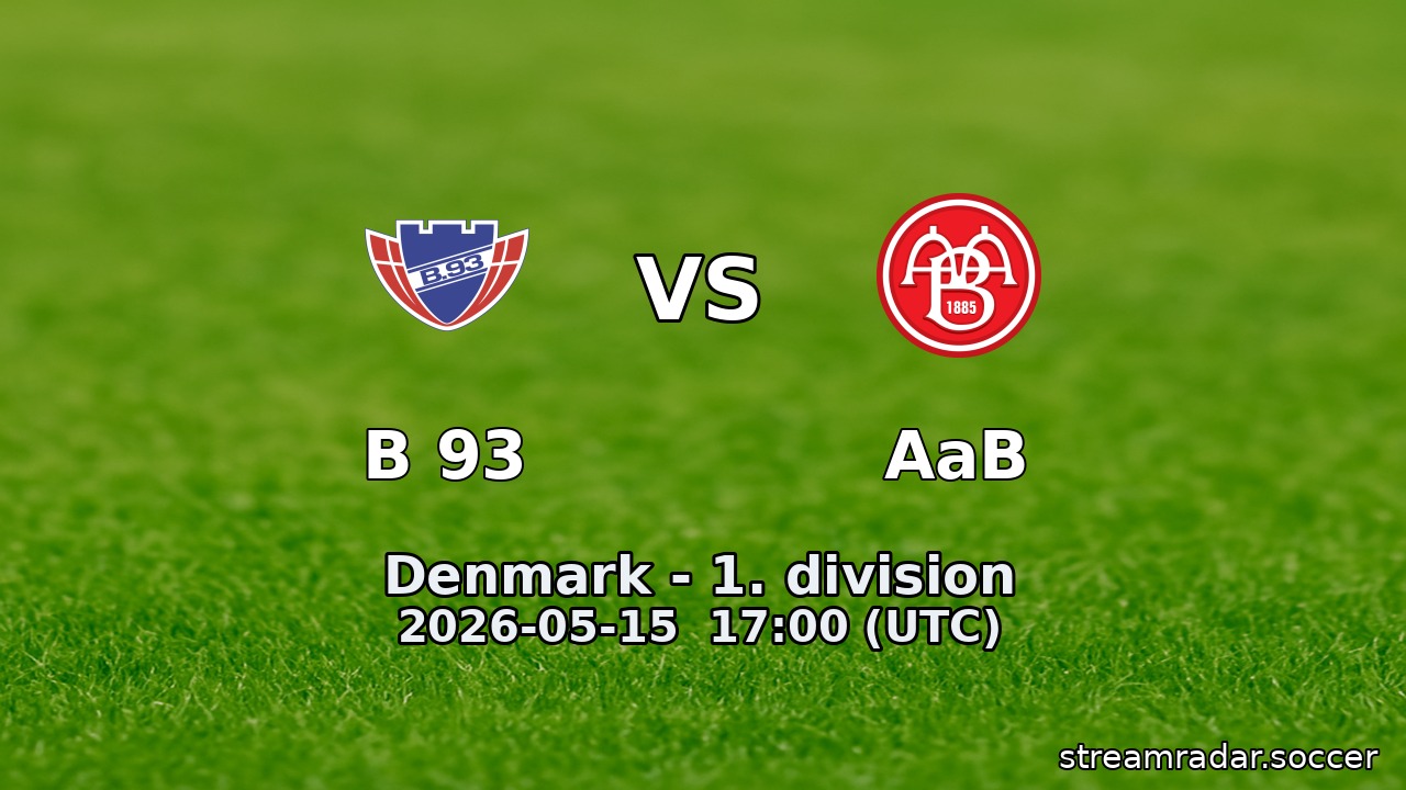 B 93 vs AaB