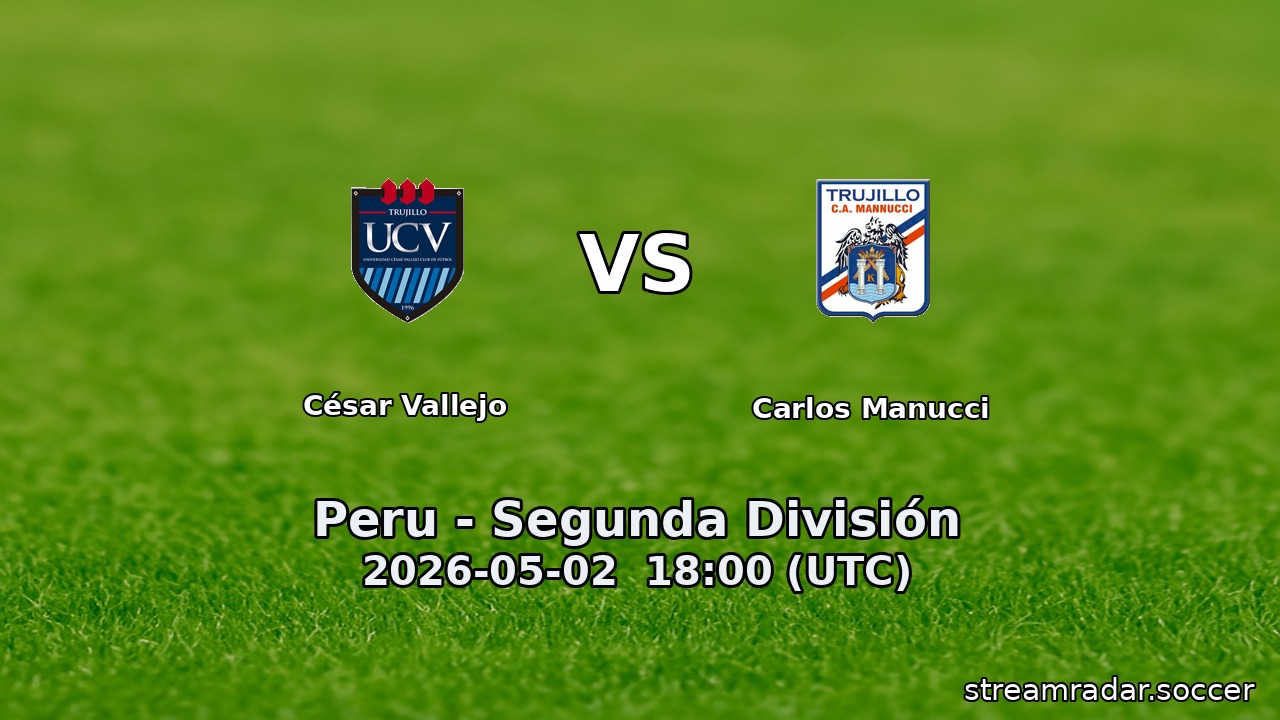 César Vallejo vs Carlos Manucci