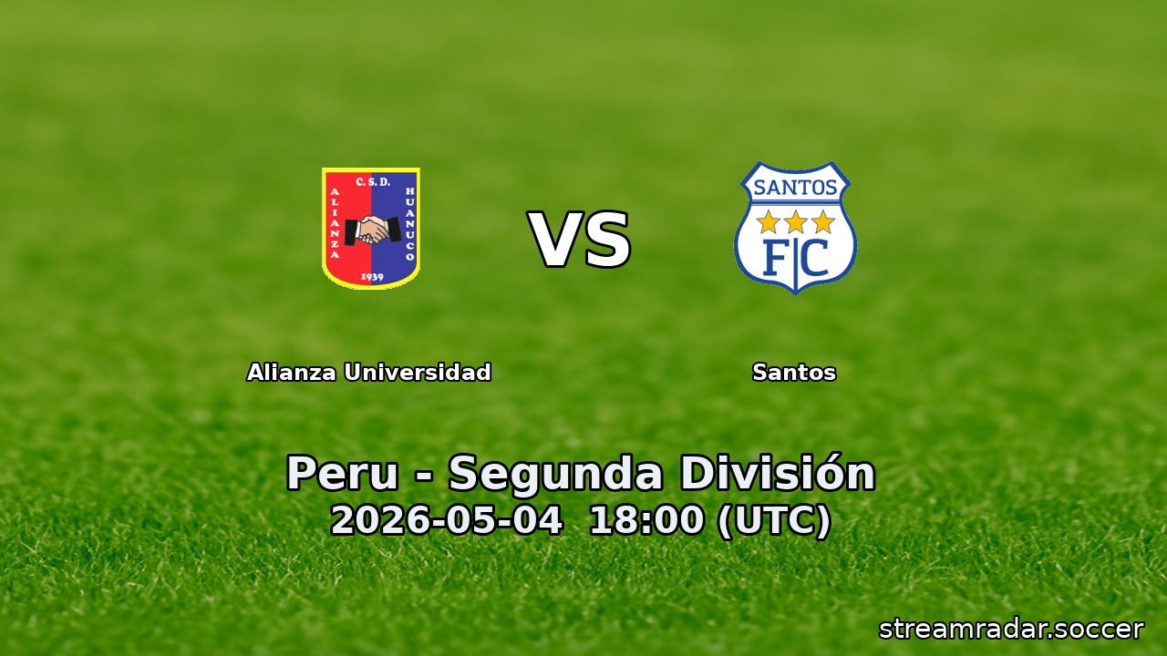 Alianza Universidad vs Santos