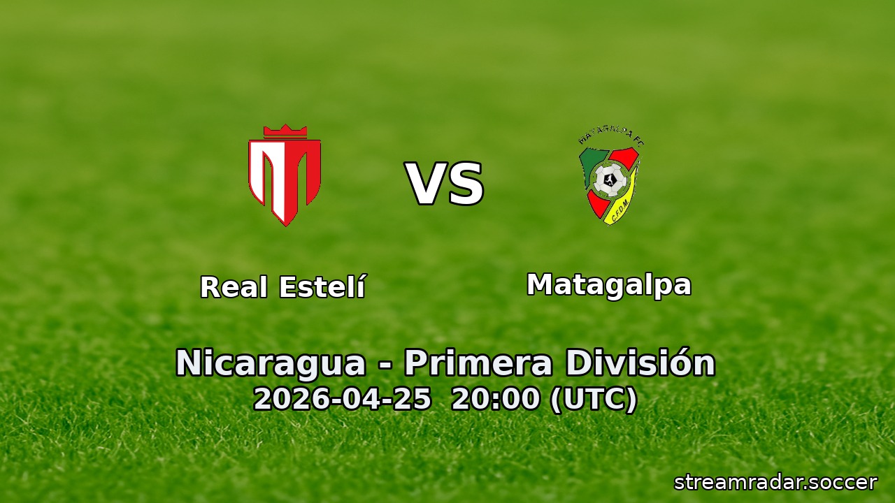 Real Estelí vs Matagalpa