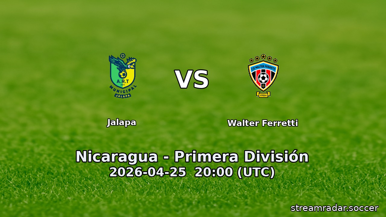 Jalapa vs Walter Ferretti