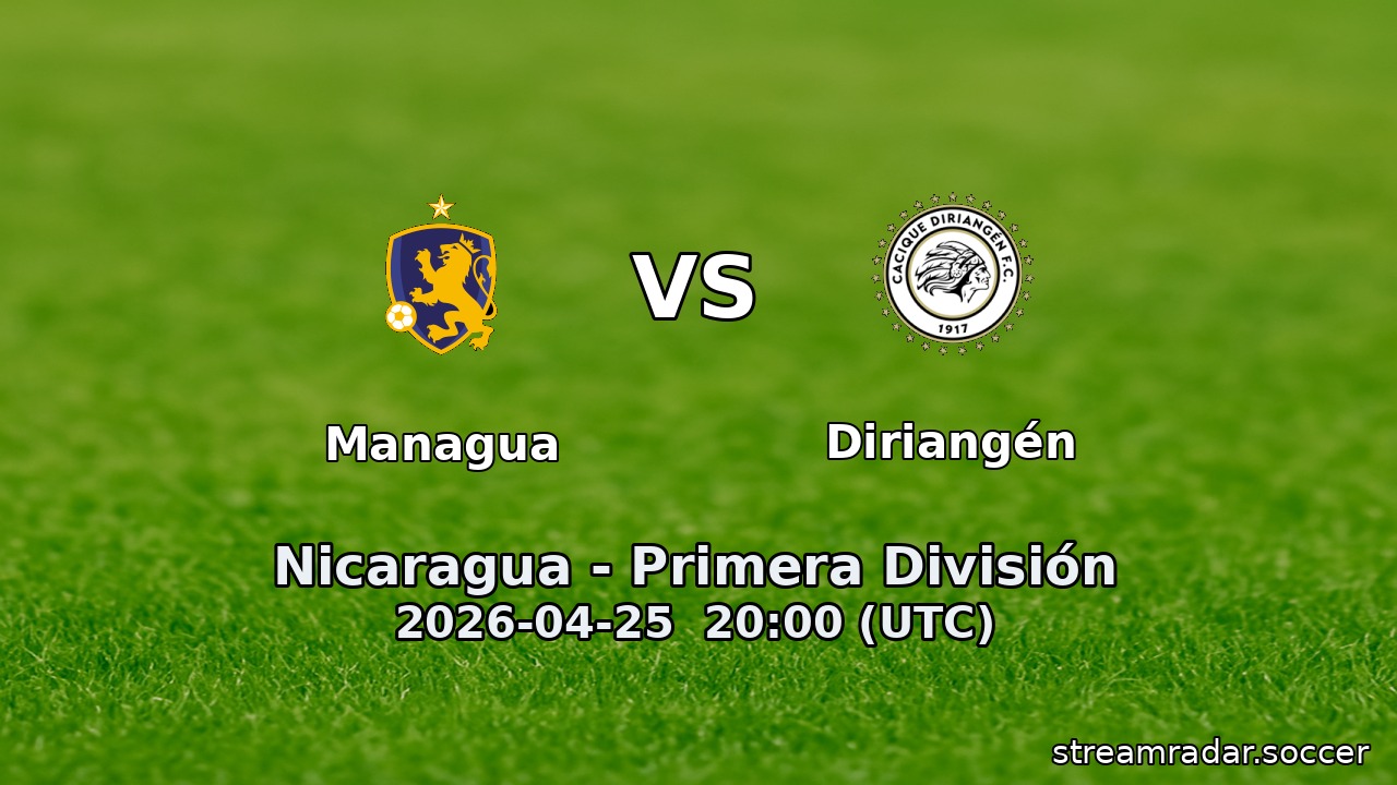 Managua vs Diriangén