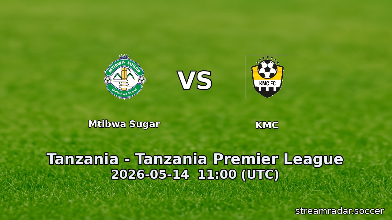 Mtibwa Sugar vs KMC