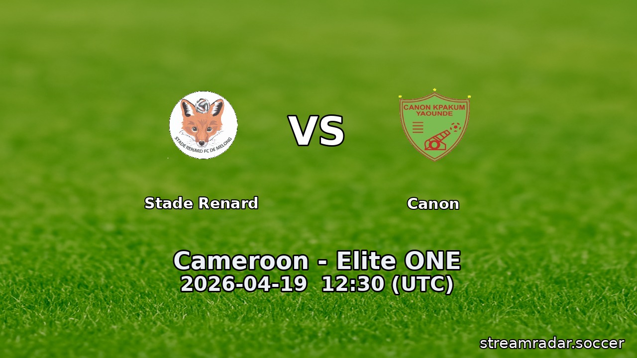 Stade Renard vs Canon
