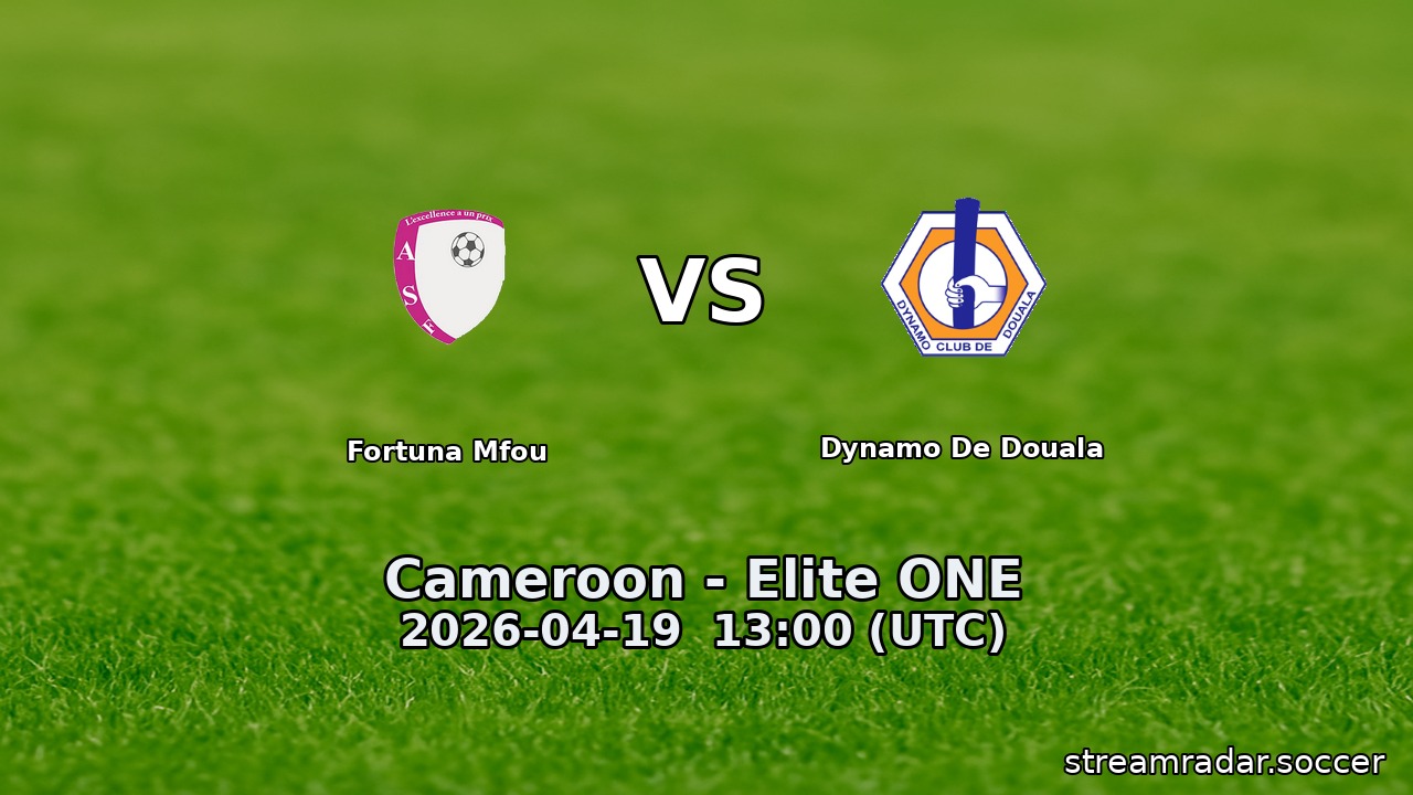 Fortuna Mfou vs Dynamo De Douala