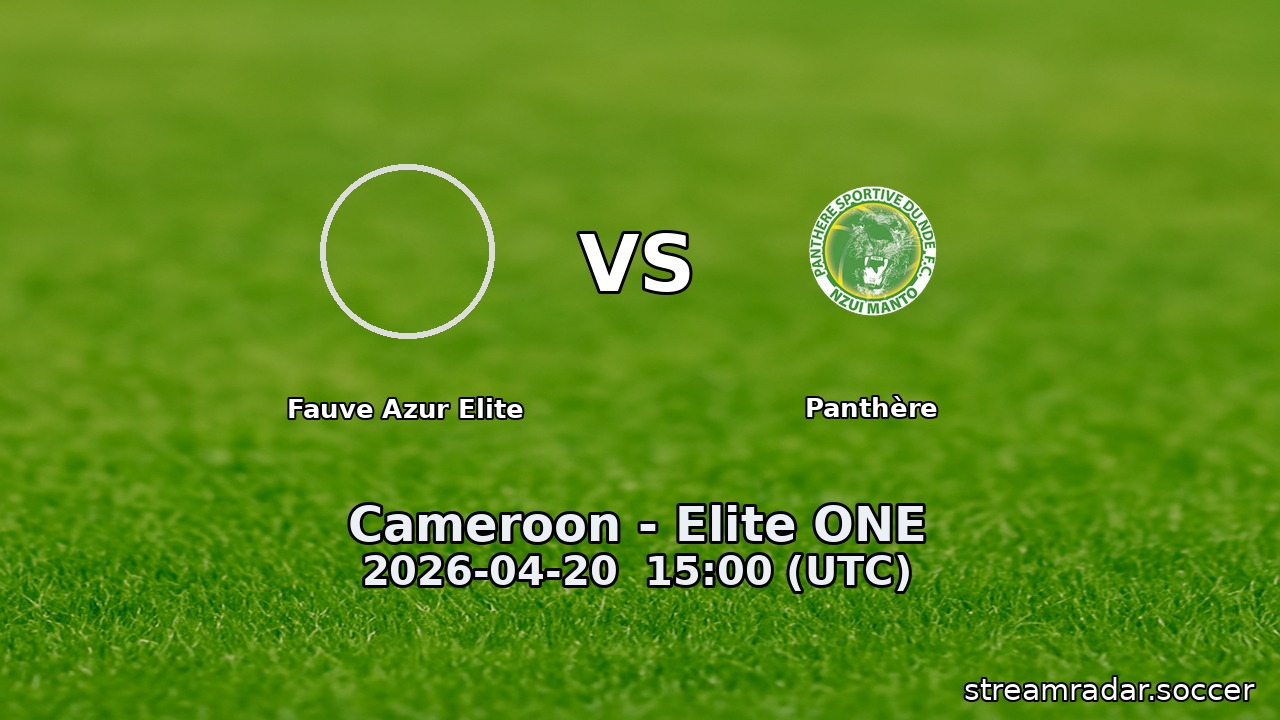 Fauve Azur Elite vs Panthère