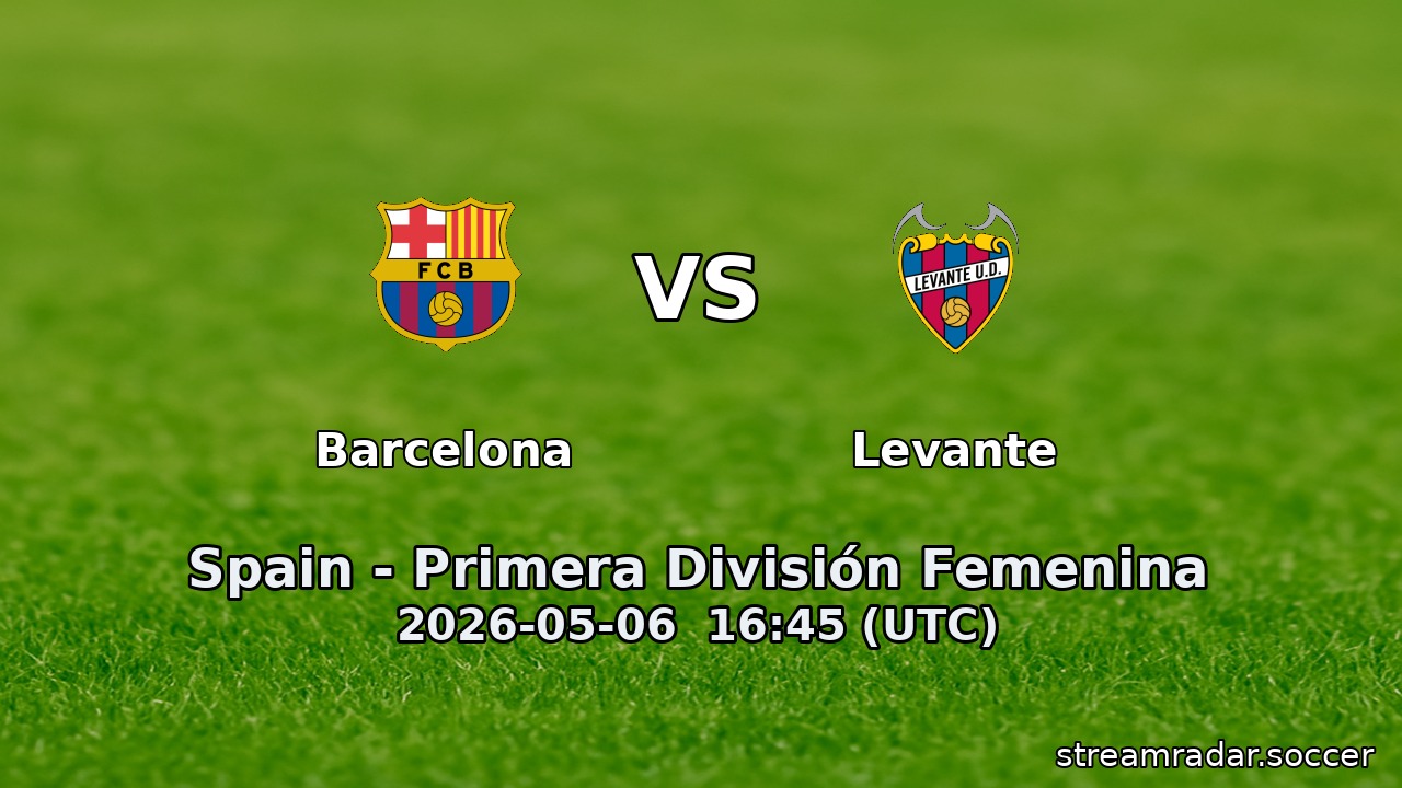 Barcelona vs Levante