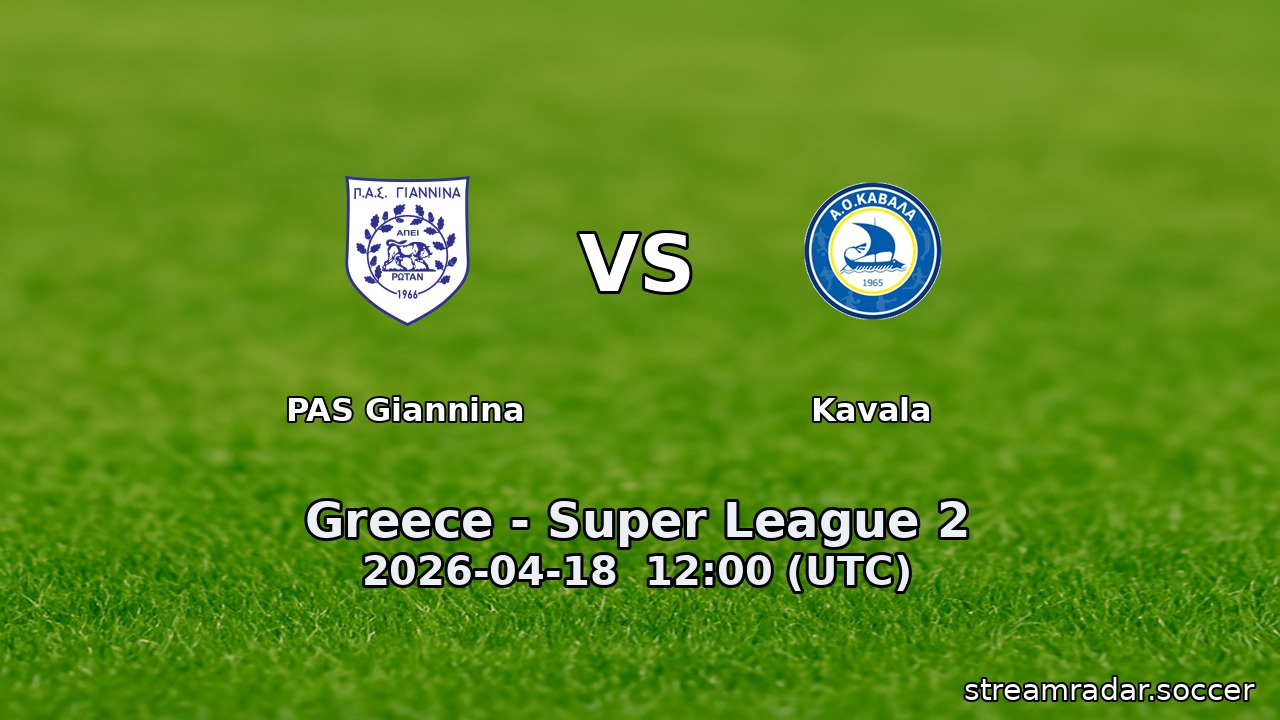 PAS Giannina vs Kavala