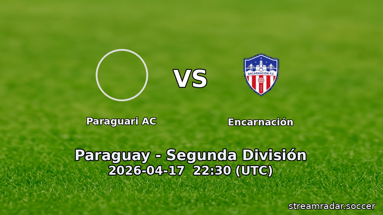 Paraguari AC vs Encarnación