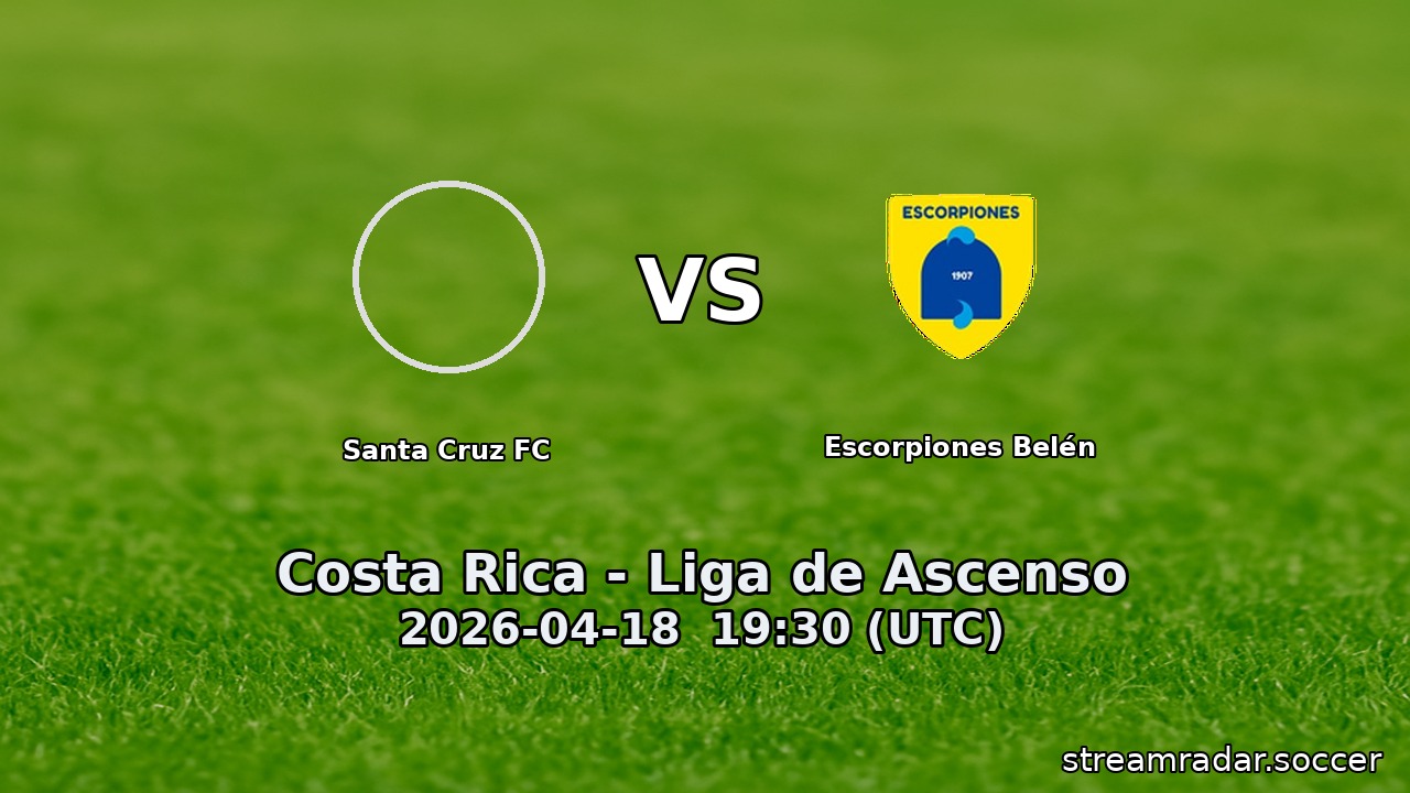Santa Cruz FC vs Escorpiones Belén