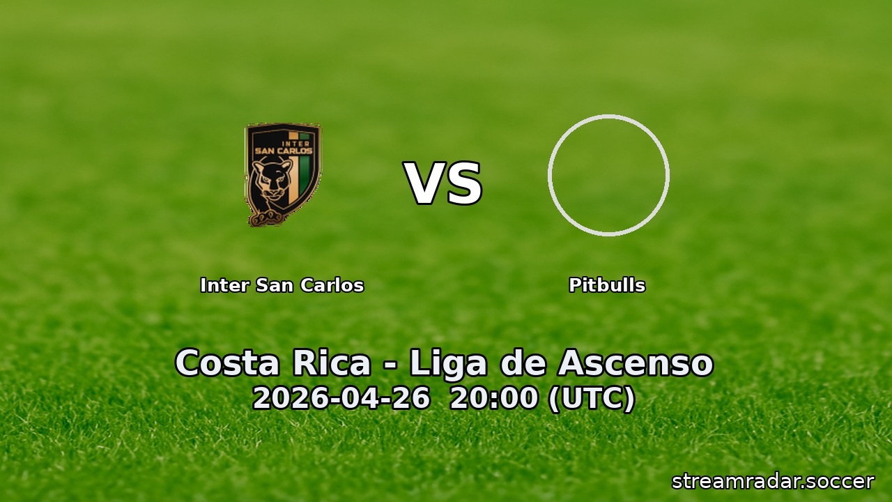 Inter San Carlos vs Pitbulls