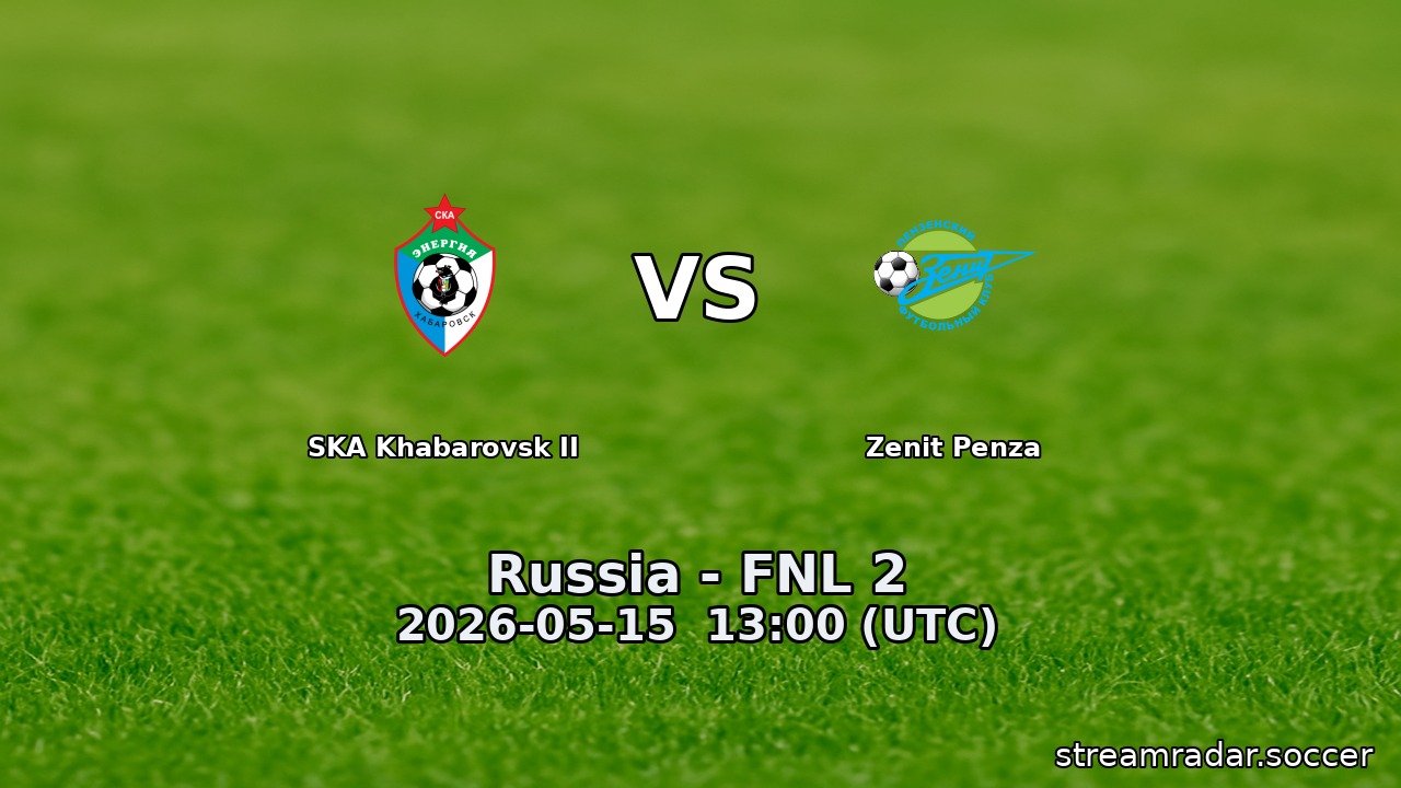 SKA Khabarovsk II vs Zenit Penza