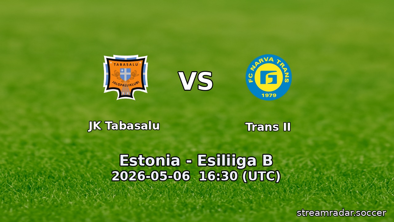 JK Tabasalu vs Trans II