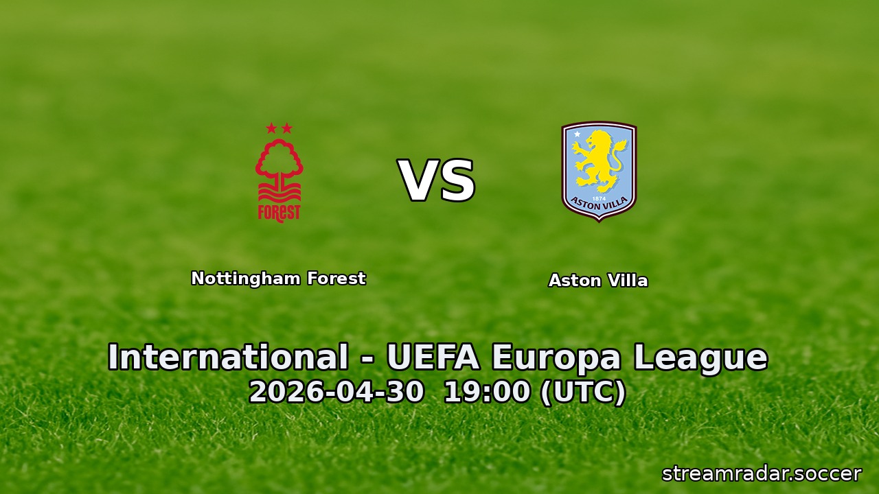 Nottingham Forest vs Aston Villa
