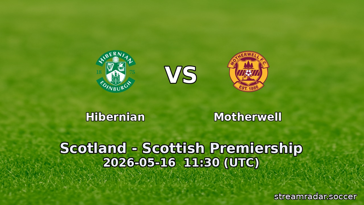 Hibernian vs Motherwell
