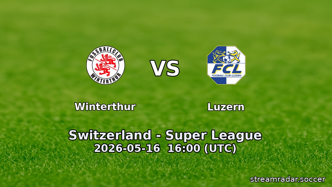 Winterthur vs Luzern
